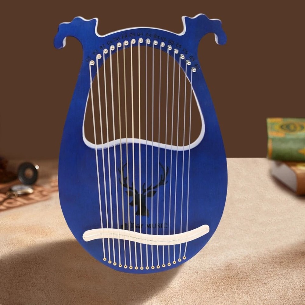 String Lyre Harp With Tuning Wrench Beginner Steel String Lyre 6