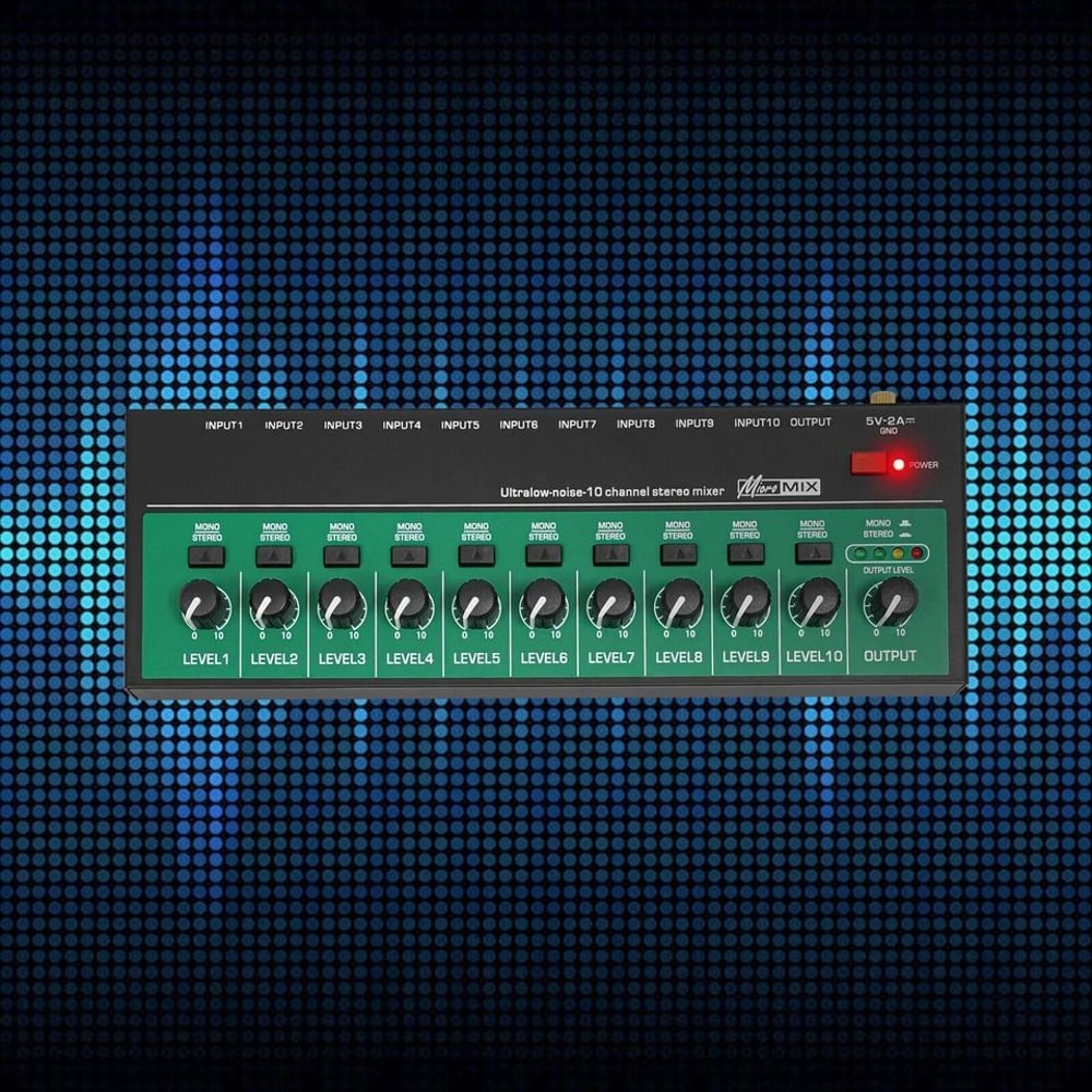 Professional Channel USB Audio Mixer Compact Design Portable Audio Mixer 5