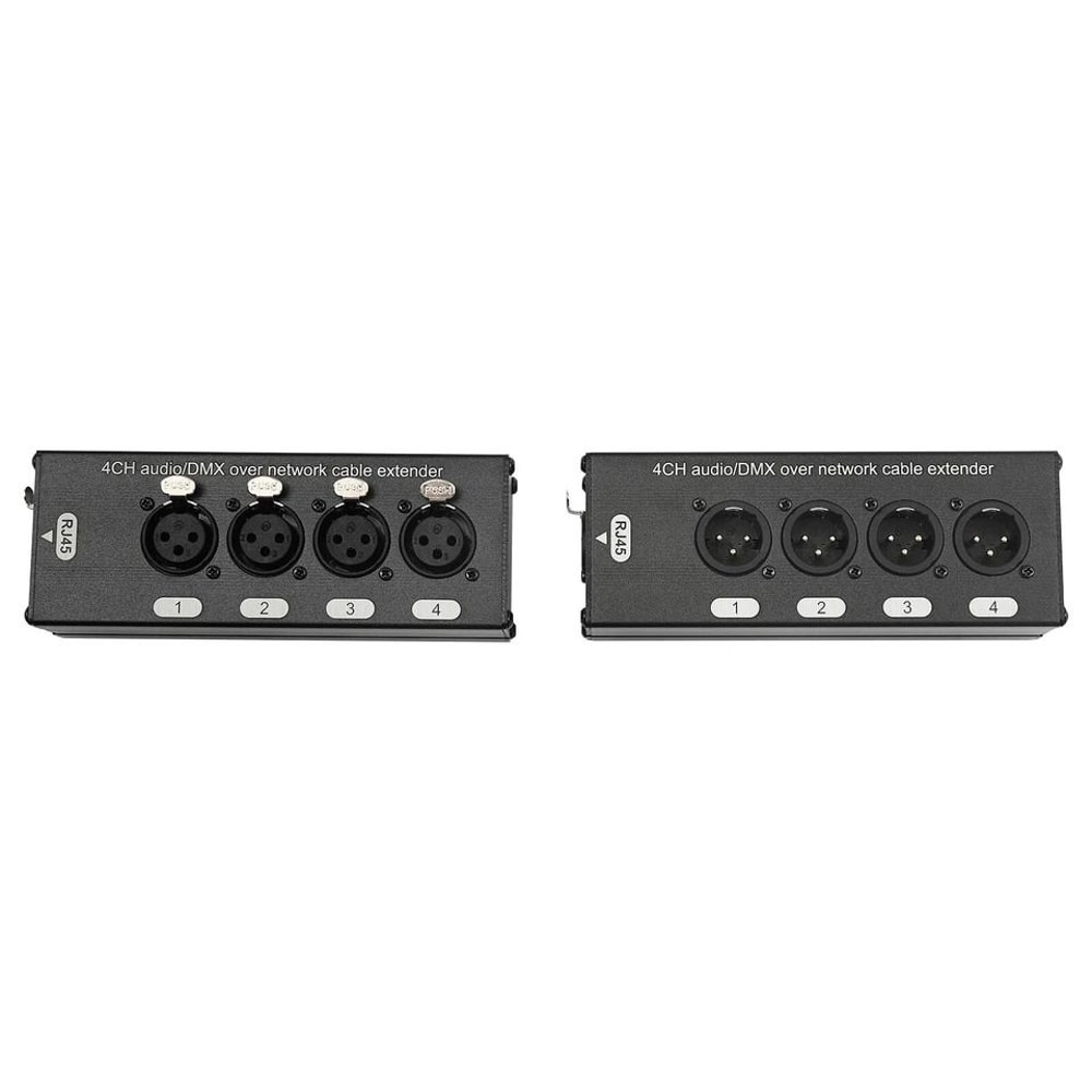 Premium Channel XLR To Ethercon Cable Extender Pro Audio Network Adapter Box 2
