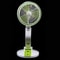 Portable Solar Rechargeable Fan With LED Light Adjustable Tilt 3