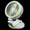 Portable Solar Rechargeable Fan With LED Light Adjustable Tilt 7