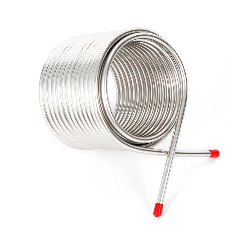 Professional Stainless Steel Homebrew Immersion Chiller Fast Wort Cooling Coil 2