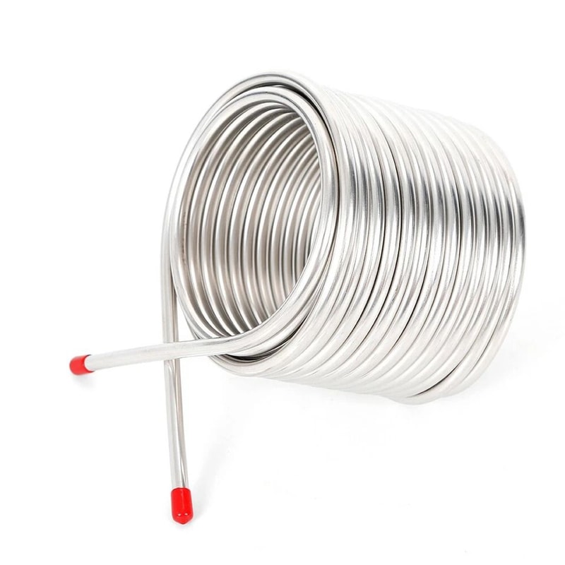 Professional Stainless Steel Homebrew Immersion Chiller Fast Wort Cooling Coil 3