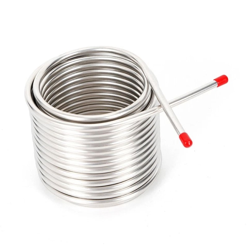 Professional Stainless Steel Homebrew Immersion Chiller Fast Wort Cooling Coil 4