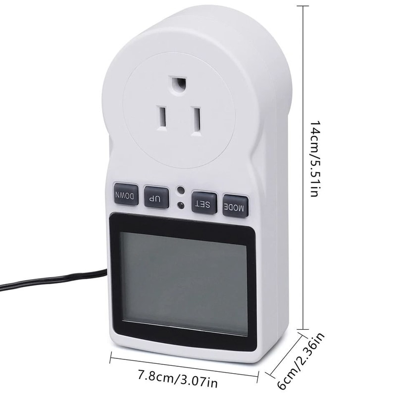 Smart Plug In Digital Thermostat Timer Switch Temperature Controller Socket 2