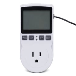 smart plug in digital thermostat timer switch & temperature controller socket