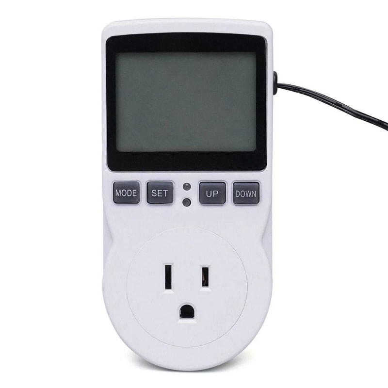 Smart Plug In Digital Thermostat Timer Switch Temperature Controller Socket 0
