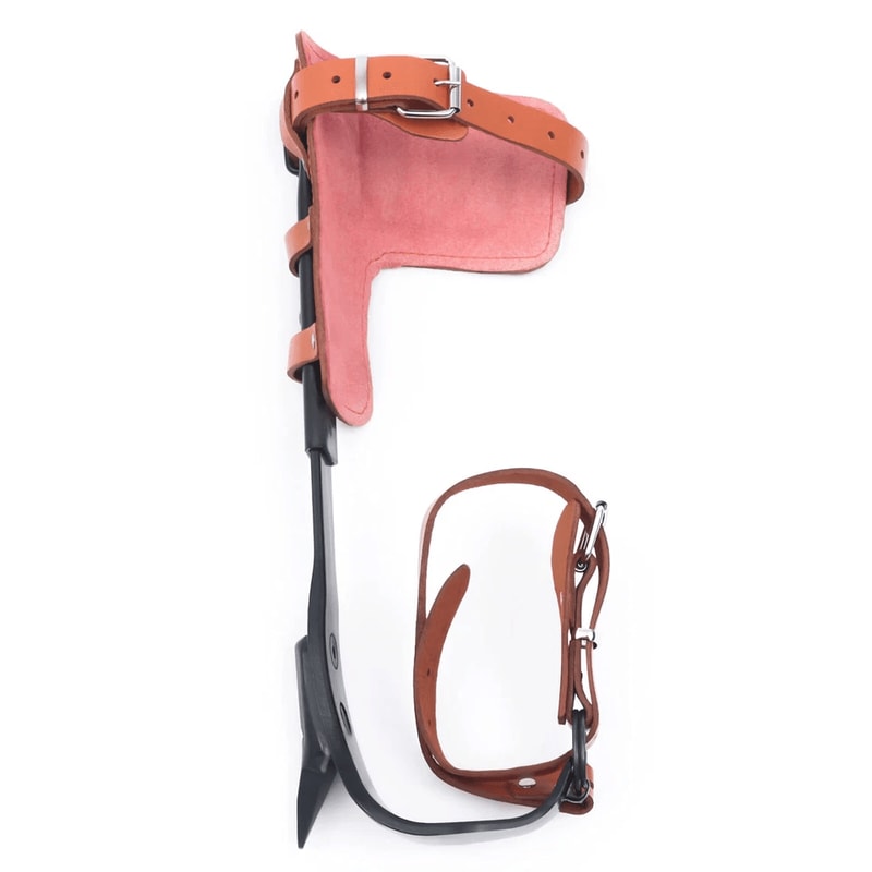 Adjustable Tree Climbing Spikes Climbing Gaffs Set With Straps Durable Pole Climbing Spurs 2