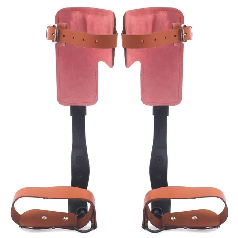 Adjustable Tree Climbing Spikes Climbing Gaffs Set With Straps Durable Pole Climbing Spurs 5