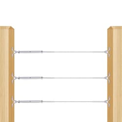 premium stainless steel cable railing kit for deck & stair railings