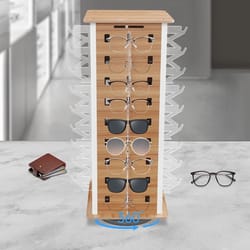 rotating sunglasses display rack freestanding eyeglass organizer stand