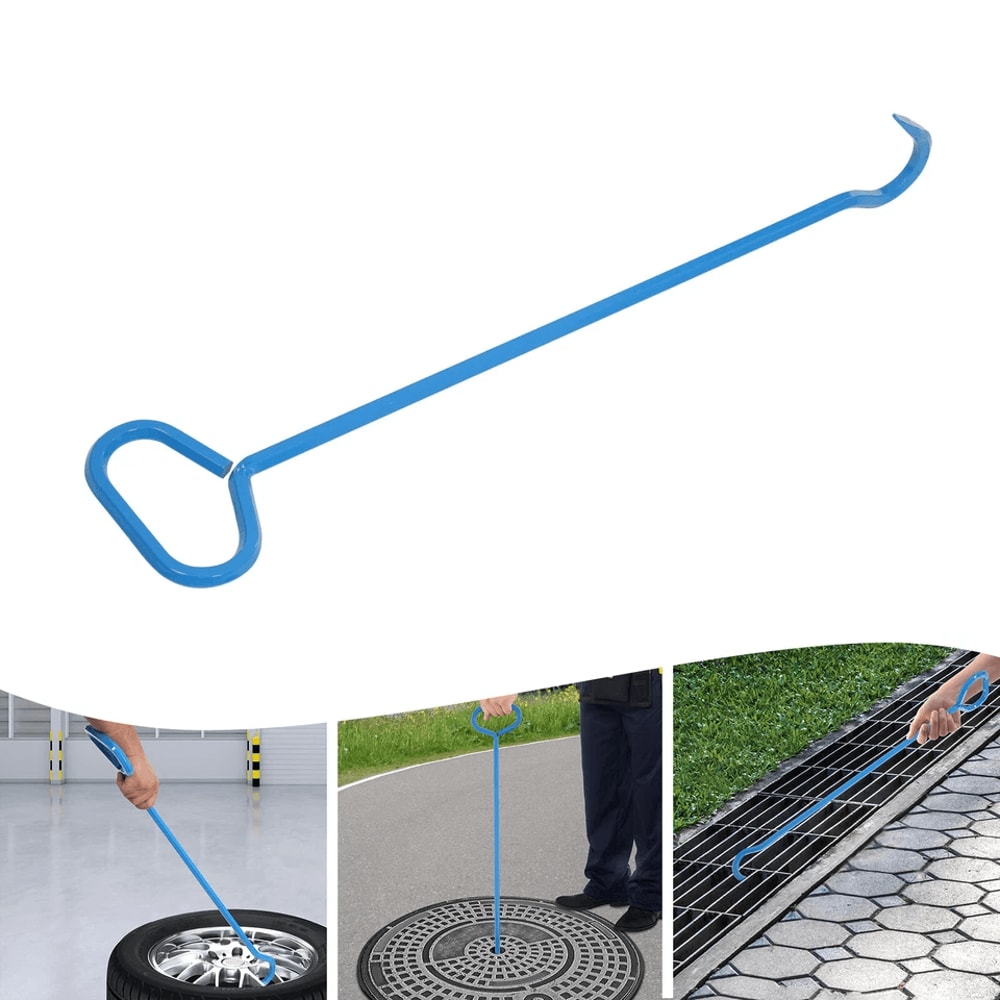 Heavy Duty Manhole Cover Lifting Hook Alloy Steel Tool 3