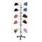 Premium Freestanding Hat Display Stand With Hooks Durable Iron Organizer 0