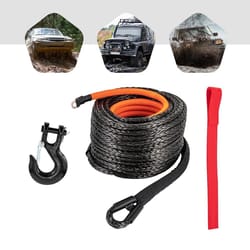heavy-duty synthetic winch rope recovery cable for atv suv
