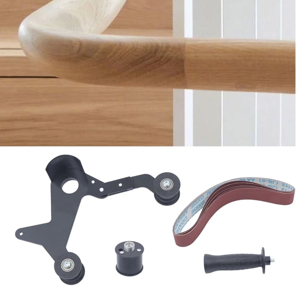 Angle Grinder Belt Sander Attachment Kit Tube Sanding Attachment Pipe Polishing Tool Adapter 0