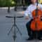 Professional Adjustable Cello Stand With Bow Hook Foldable Portable Support For All Cello Sizes 9