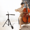 Professional Adjustable Cello Stand With Bow Hook Foldable Portable Support For All Cello Sizes 0