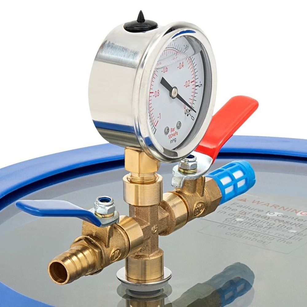 Professional Gallon Vacuum Degassing Chamber For Wood Epoxy Stabilizing Resin Bubble Removal 3