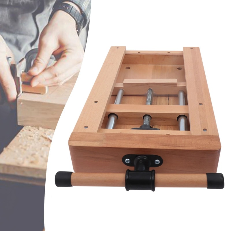 Portable Wood Workbench Vise Desktop Woodworking Clamp Tool 0