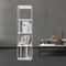 Rotating Bookshelf Organizer Space Saving Vertical Storage Tower 1