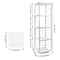 Rotating Bookshelf Organizer Space Saving Vertical Storage Tower 2