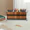 Rustic Wooden Kitchen Utensil Cutlery Organizer Holder Compartment Countertop Storage 1