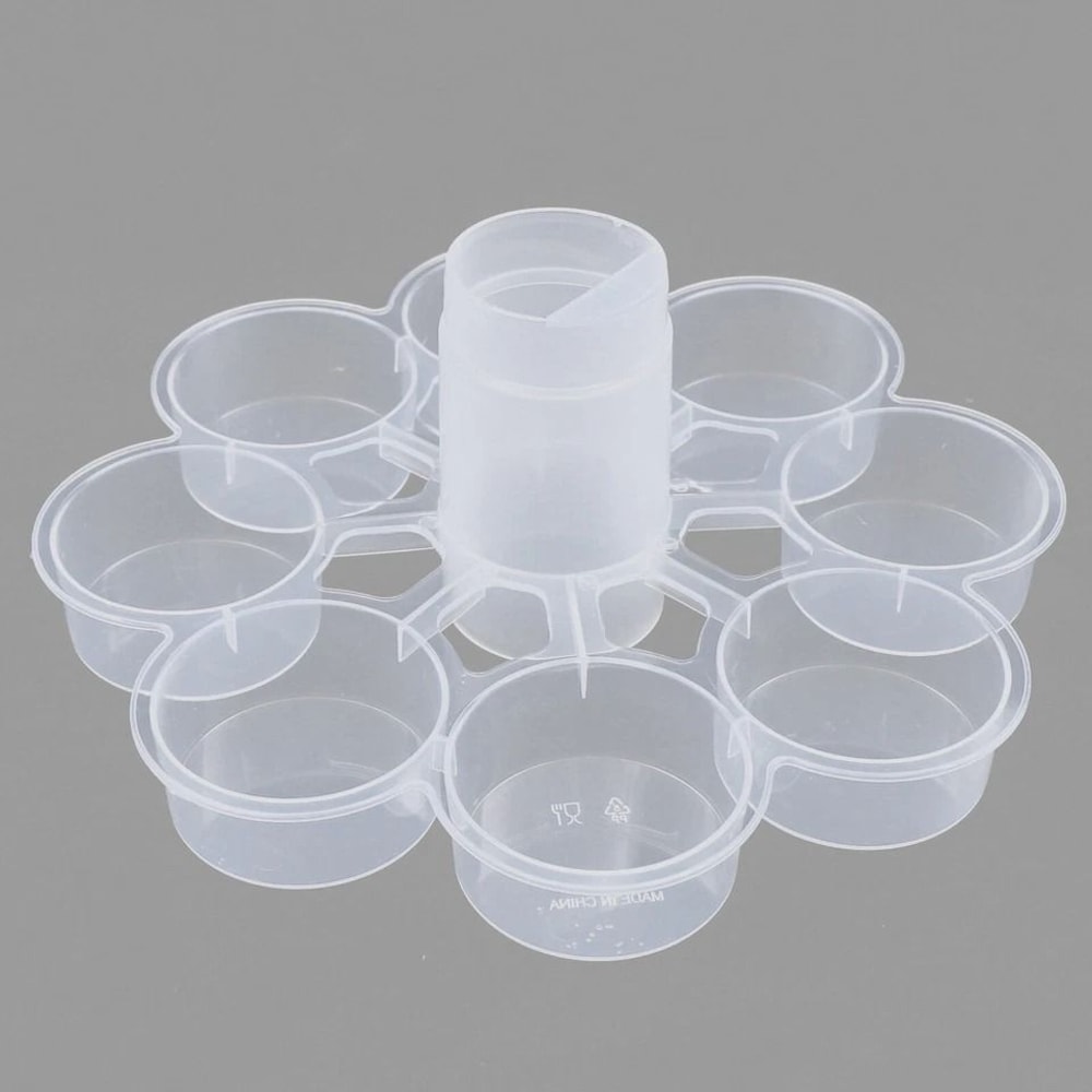 Cup Cupcake Dessert Carrier Portable Tier Cupcake Transporter With Secure Lid 4