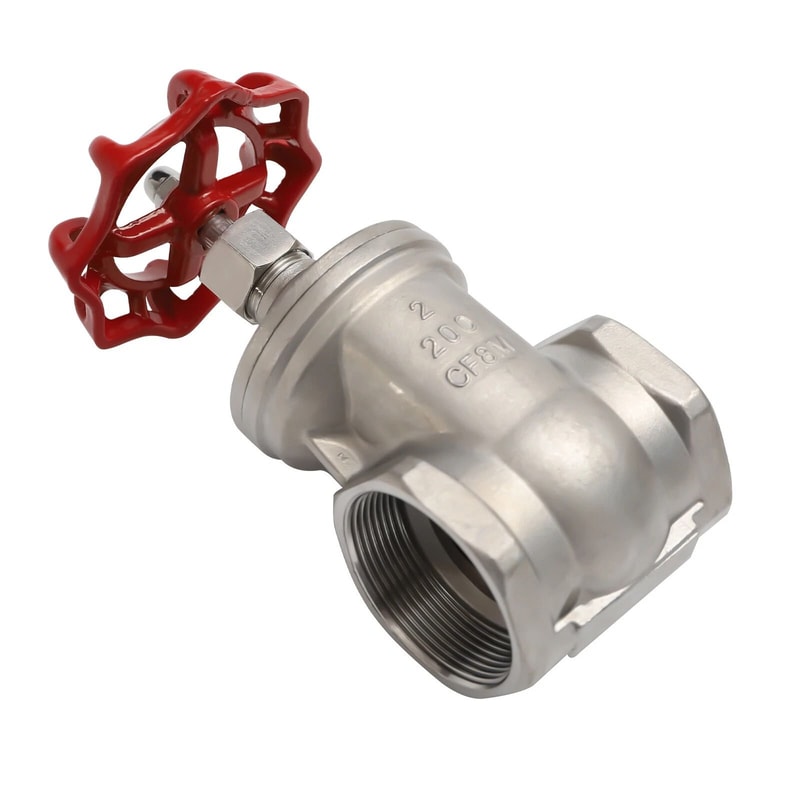 Stainless Steel Gate Valve Industrial NPT Shut Off Control 0
