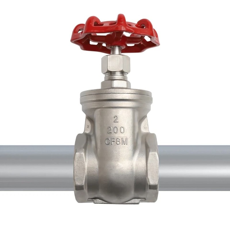 Stainless Steel Gate Valve Industrial NPT Shut Off Control 6
