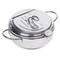 Premium Stainless Steel Fryer Deep Frying Pot With Temperature Control Durable Tempura Fryer Pan 1