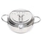 Premium Stainless Steel Fryer Deep Frying Pot With Temperature Control Durable Tempura Fryer Pan 8