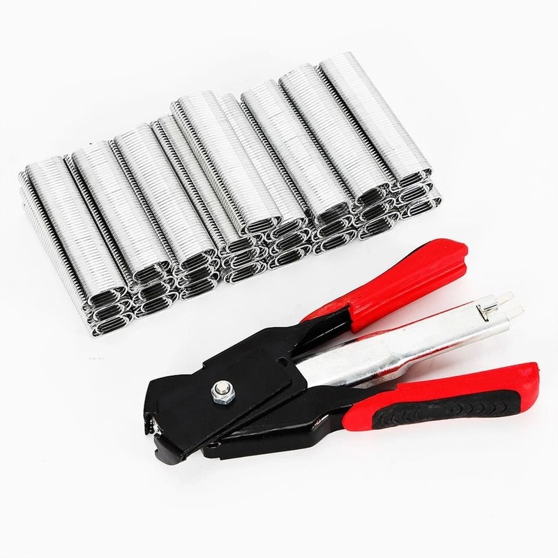 Hog Ring Pliers Kit C Clips Household Hand Tools For Seat Cover Upholstery 5