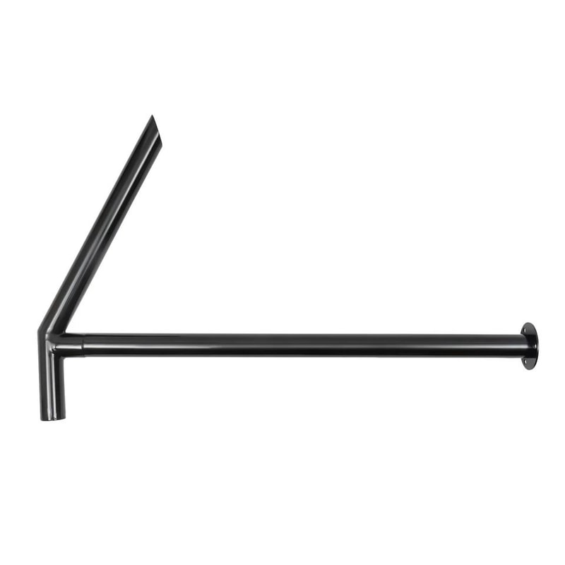 Outdoor Iron Stair Railing Kit Step Porch Handrail Kit 7