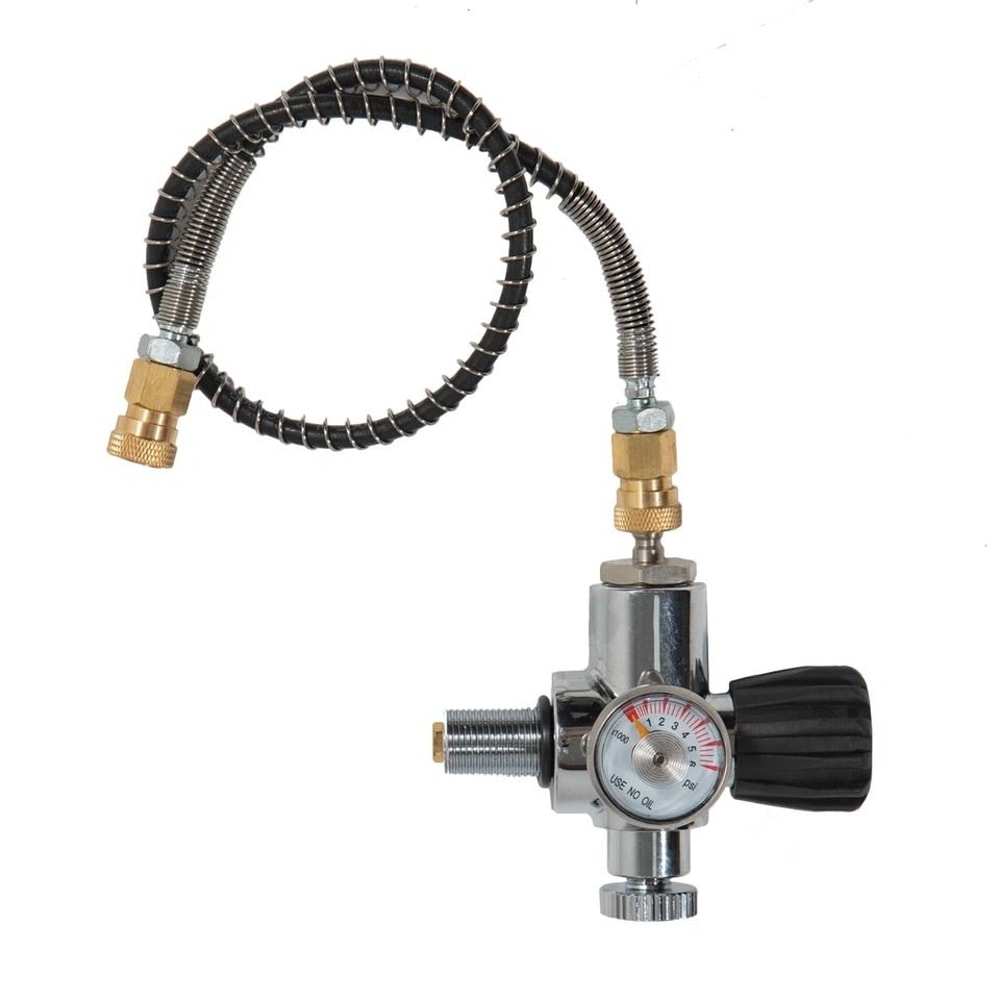 HighPressure PCP Air Tank Hose With PSI Regulator Fill Station 3