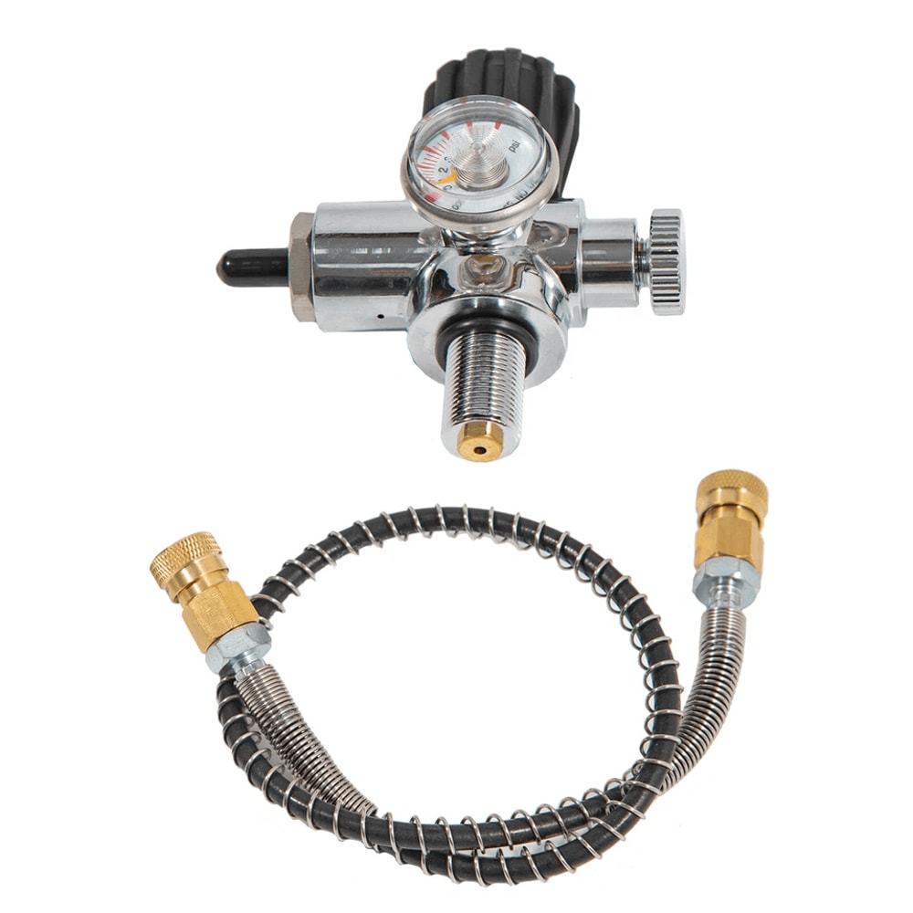 HighPressure PCP Air Tank Hose With PSI Regulator Fill Station 7
