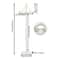 Premium Iron Entryway Coat Rack Shelf Stylish Floor Standing Metal Clothing Rack With Durable Hook 4