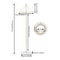 Premium Iron Entryway Coat Rack Shelf Stylish Floor Standing Metal Clothing Rack With Durable Hook 4