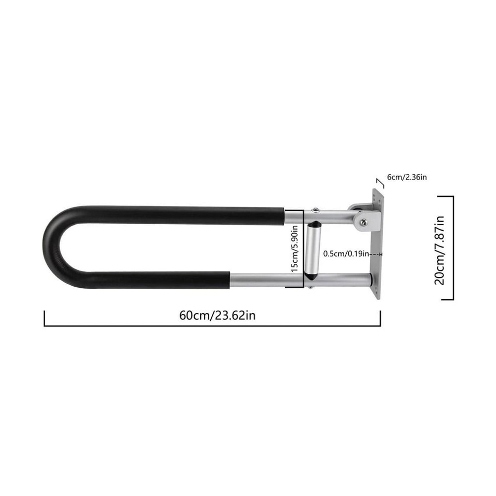 Premium Toilet Safety Rail Bathroom Safety Grab Bar For Seniors Elderly Disabled 1