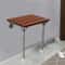 Premium Solid Wood Folding Shower Seat Wall Mounted Spa Bench For Bathroom 3