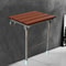 Premium Solid Wood Folding Shower Seat Wall Mounted Spa Bench For Bathroom 5