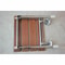 Premium Solid Wood Folding Shower Seat Wall Mounted Spa Bench For Bathroom 7