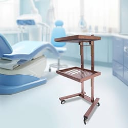 professional salon trolley cart with trays & wheels durable hairdressing trolley workstation