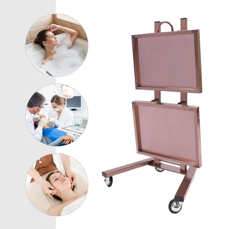 Professional Salon Trolley Cart With Trays Wheels Durable Hairdressing Trolley Workstation 3