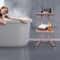 Professional Salon Trolley Cart With Trays Wheels Durable Hairdressing Trolley Workstation 8