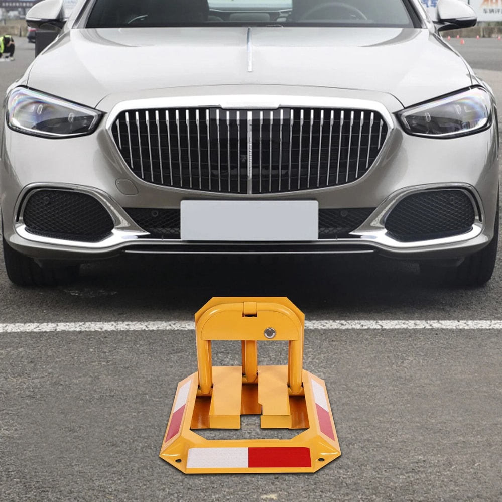 Folding Car Parking Lock With Manual Space Security 0