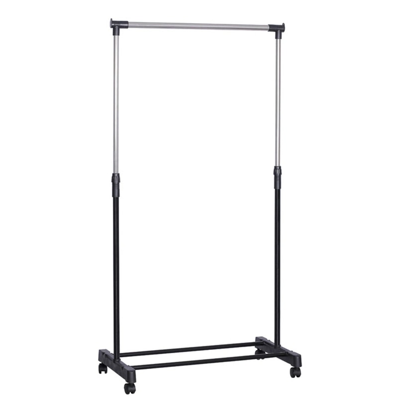 Adjustable Laundry Drying Rack Stand With Brake Roller Indoor Outdoor Clothes Hanger 6
