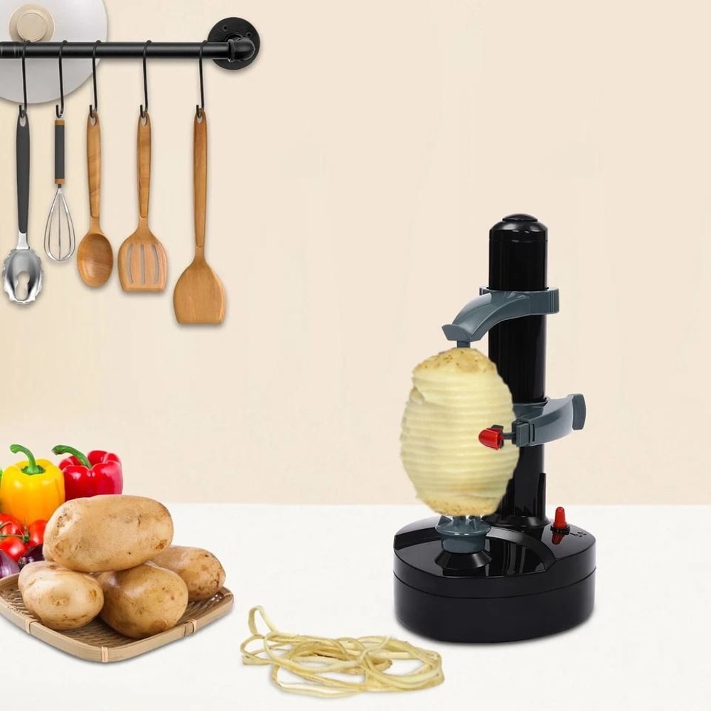 Professional Commercial Electric Potato Peeler Automatic Fruit Peeler Electric Apple Peeler Machin 8