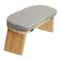Bamboo Meditation Bench Foldable Yoga Kneeling Stool With Carrying Bag 5