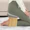 Bamboo Meditation Bench Foldable Yoga Kneeling Stool With Carrying Bag 0