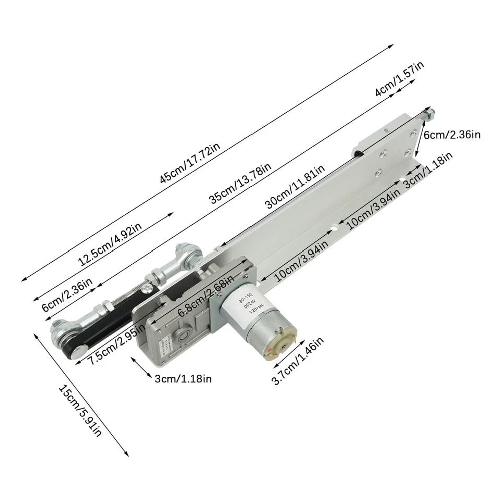 Compact Linear Actuator DC Adjustable Stroke Reciprocating Motor 6